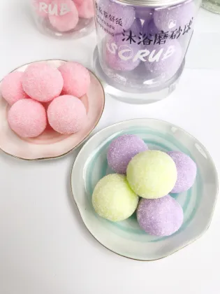 Natural Ingredients Candy Scrub: Hydrating Whitening Peel Exfoliating Body Scrub Cream