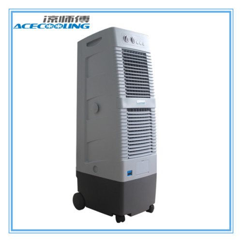 Mobile air diffuser swamp cooler evaporative cooler