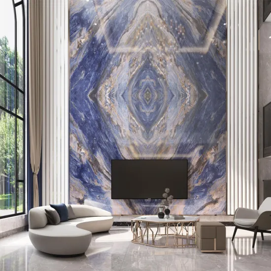 1200x2700mm Sintered Stone Kitchen Panels: Elegant Glossy Tiles for Large Format TV Background and Wall Decorations