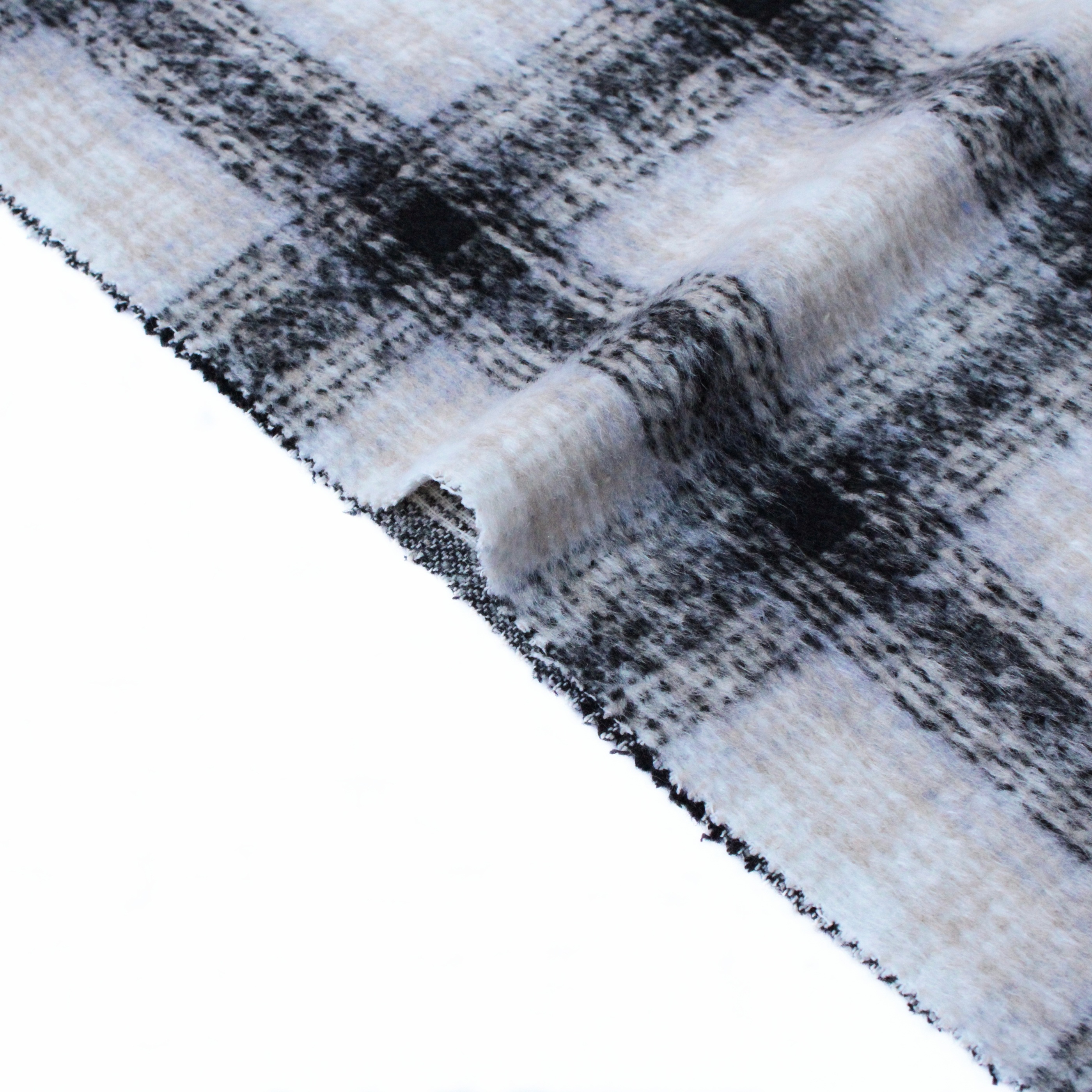 ຜ້າກວດກວດກວດກາ Scotch ສີດໍາ 100% ຜ້າ Polyester