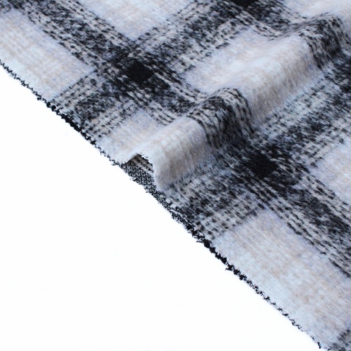 ຜ້າກວດກວດກວດກາ Scotch ສີດໍາ 100% ຜ້າ Polyester