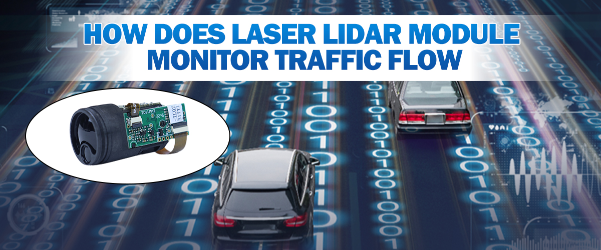 How does the laser distance sensor monitor the traffic flow_JRT Measure