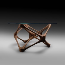 تصميم عصري طاولة الشاي الألياف الخشبية