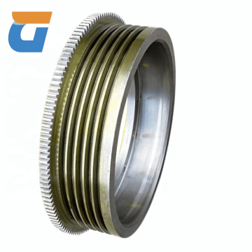 DIYO Elevator Traction Wheel PTM1.800175 - 405x5x10 Lift Pulley Iron Traction Sheave