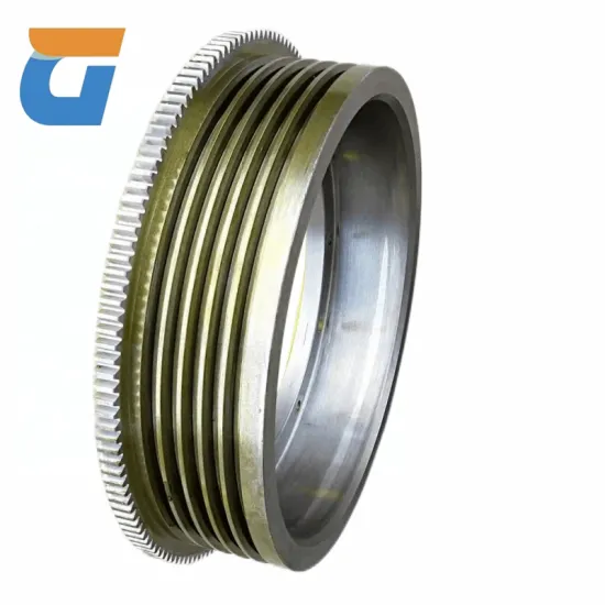 DIYO Elevator Traction Wheel PTM1.800175 - 405x5x10 Lift Pulley Iron Traction Sheave