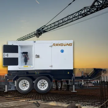 Super Silent Portable 25KW Diesel Generator with Trailer