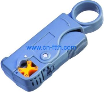 2 mesjes coaxiale kabel Stripper