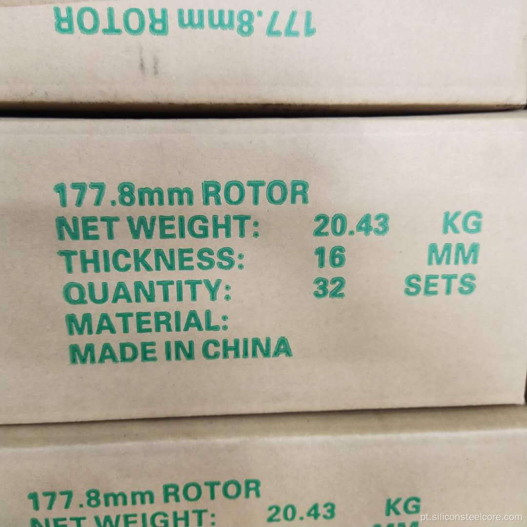 Chuangjia Refrigere Silicon Silicon Steel Folha de aço. Núcleo do estator do motor do ventilador