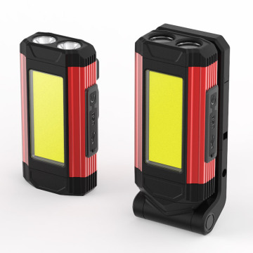 5 أوضاع USB قابلة لإعادة شحن الجسم البلاستيكي التخييم LED Torch Torch Forch Forch
