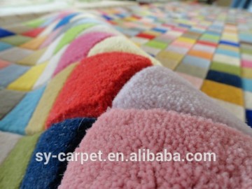 Hand tufted exhibition carpet --Acrylic--Silk--Bamboo