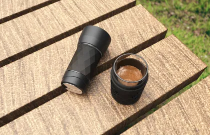 Portable Mini Brew Capsule Coffee Maker for Traveling, Outdoor & Camping