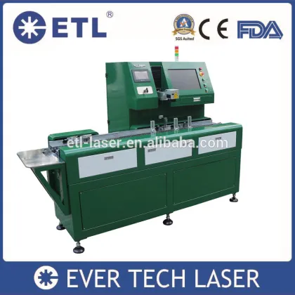 full automatical laser engraving machine with conveyor