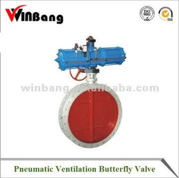 Pneumatic Ventilation Butterfly Valve Model:WB-ZSHW