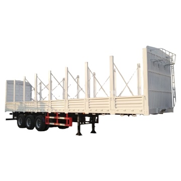 High Quality 3 Axle Flat Bed Semi Trailer for Sale
