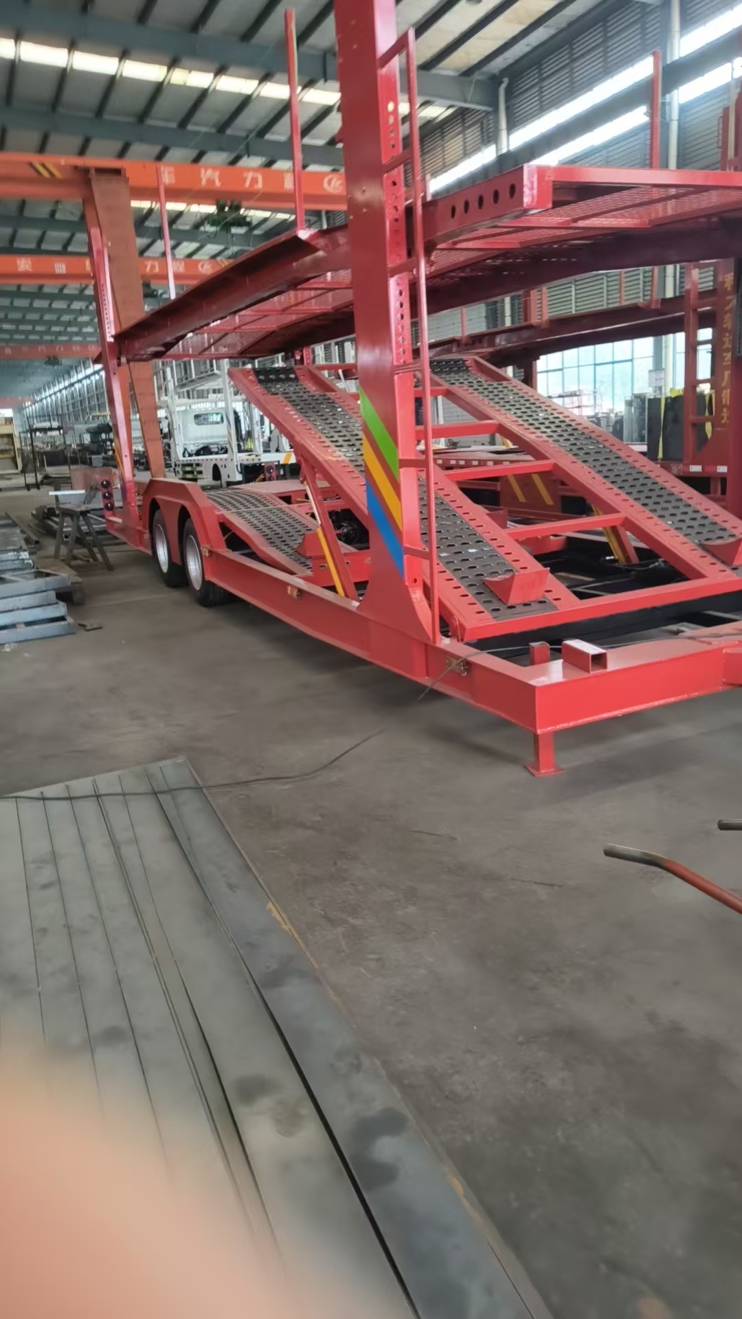 Small Transport Car Carrier Trailer