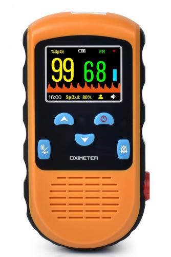 Pulse Oximeter Dengan OLED Handheld Pulse Oximeter