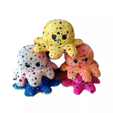 Factory Wholesale Flipped Gold Plated Fabric Octopus Doll