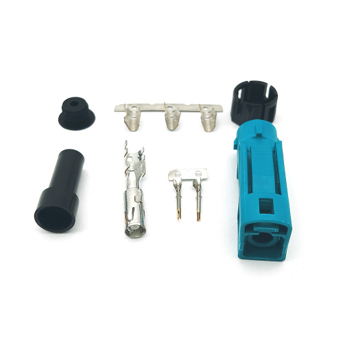 Single Straight Waterproof Fakra Female Cable Connector