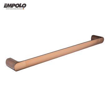 Brass Rose Gold Wall Mounted Single Towel Rack