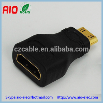 A type HDMI female jack to C type mini HDMI female jackHDMI adapto rconnector