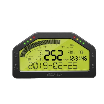 SincoTech 12V Universal 9-in-1 Auto Meter Cluster Dash Speedometer Tachometer Gauge DO904