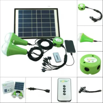 Rechargeable Battery Solar Lights Bulbs with Mobile Charger