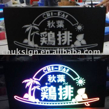 LED illuminated sign board attractive LED sign