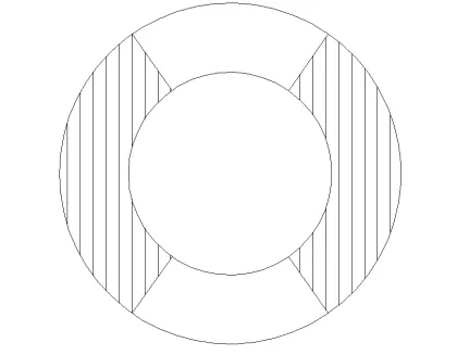 Two sides LED Recessed Pool Light