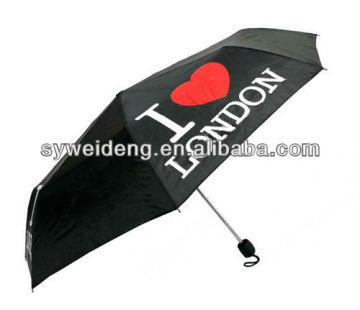 promotional 3 folding umbrella
