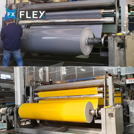 Waterproof PVC Coated Antimicrobial Tarpaulin Roll - 3.2-5.1m Width, Price Per Meter