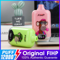 FIHP Digital Hộp kỹ thuật số 12k Puffs Vape