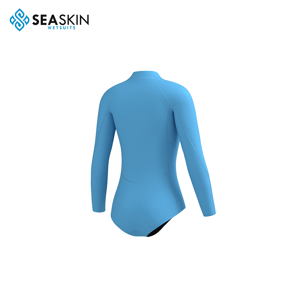 Seaskin yamamoto 39 oem super stretch neoprene berselancar 2mm womens chest zip wetsuit