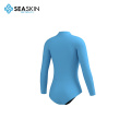 Seaskin Long Sleeves Front Zip Ladys Bikini Wetsuit