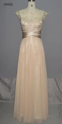 Women's Lace Flower Cap Sleeve Dress