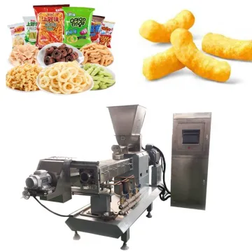 Cheese Ball Making Plant: Double Screw Extruder Machine for Snack Food Production Line