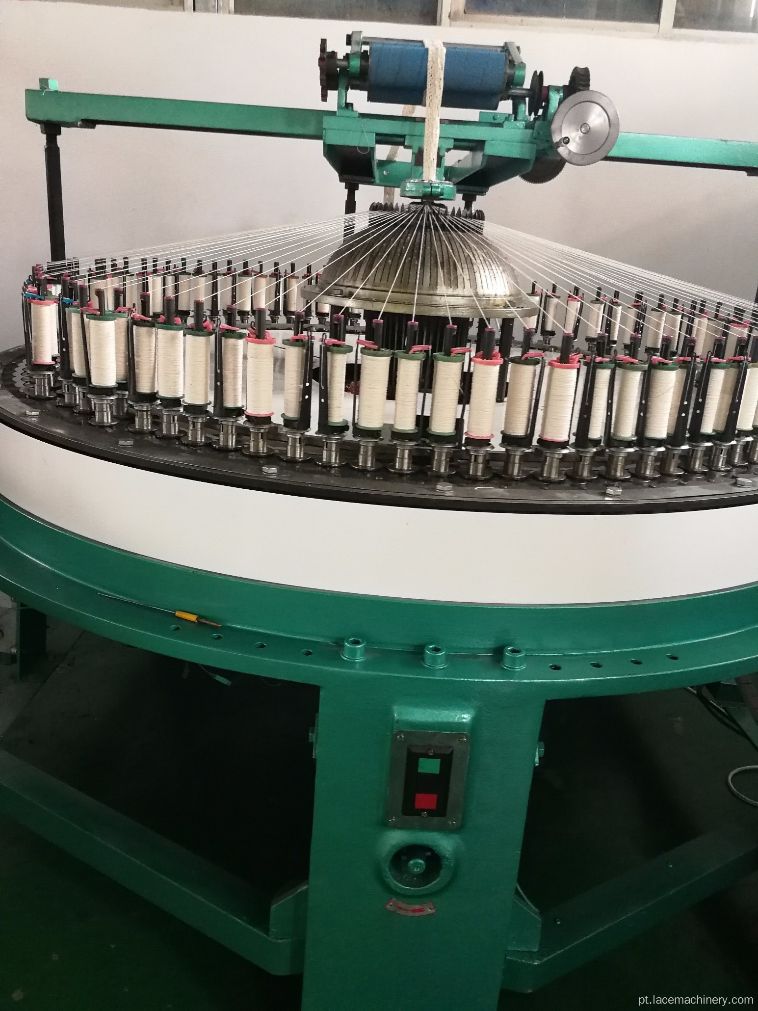Máquina de bordar computador com fio de algodão jacquard