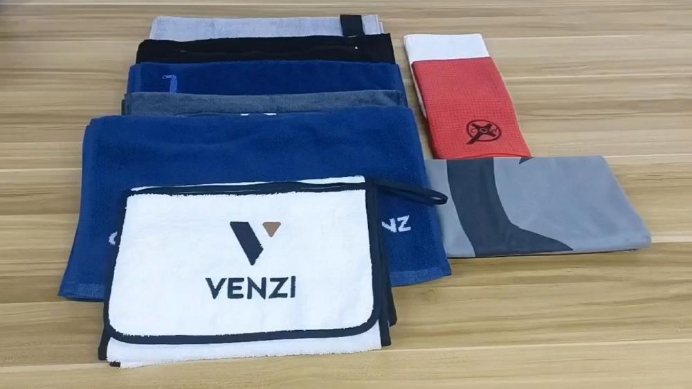 Custom Logo Gym Bench Towels With Pocket