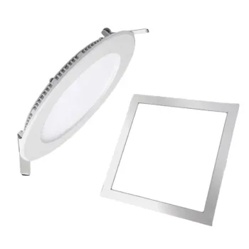 High-Quality 24W IP44 Recessed LED Panel Light: Ultra-Slim, Round Design with SMD Technology for Ceiling Installation