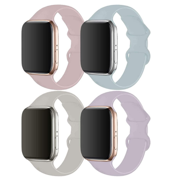 Bande de silicone compatible avec Apple Watch