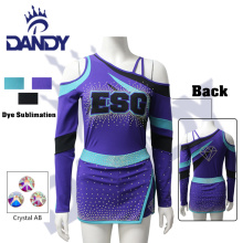 Custom stylish girls youth design cheerleading outfits cheerleading uniforms