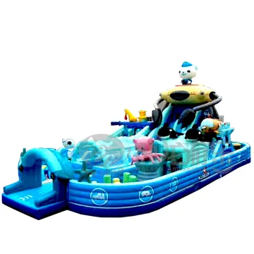 Hot sale inflatable fun city inflatable amusement park for kids