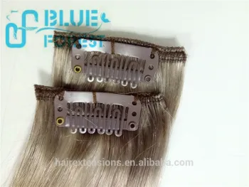 wholesale grade 7a virgin hair weft Brazilian virgin hair clip in hair extension