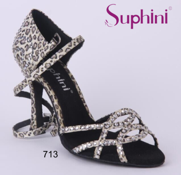 Suphini Leopard New Woman Latin Dance Shoes