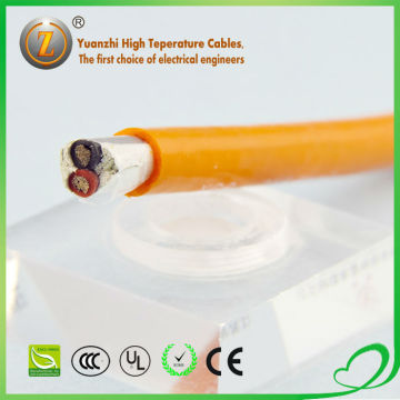 Copper shielded 2 core FEP / silicone heat resistant cable for temperature control