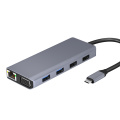 Станция с док -станцией USB C HUB HDMI VGA Adapter