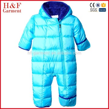 New design toddlers clothing baby jumpsuit fold-over hands and feet