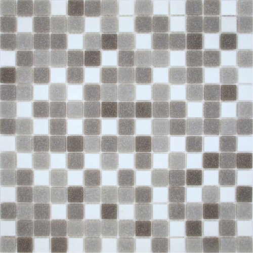 Tuile de piscine étanche montée sur maille de verre Mosaic Dot