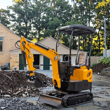 1Ton HT10G-3 Farm Garden Digger - Chinese Multi Function Mini Excavator