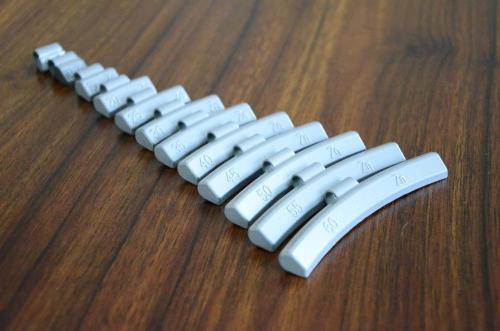 Qualidade de zinco Clip-on Peso para roda de alumínio D