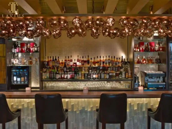 Round glass ball chandelier light modern